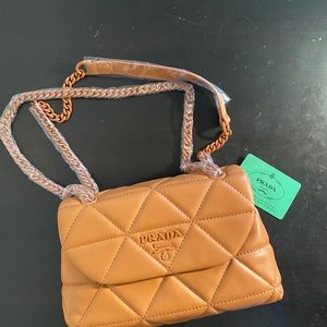 Small Nappa Leather Prada Spectrum Bag